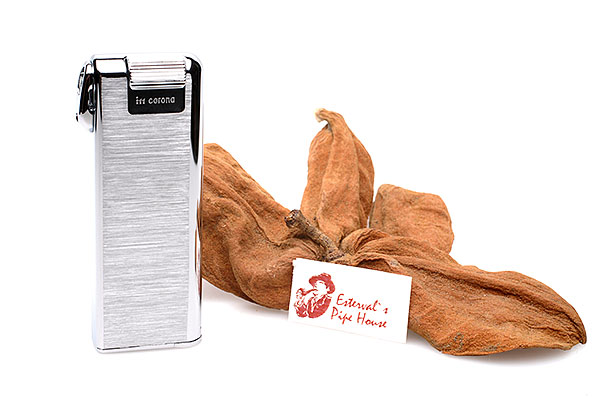 Corona Pfeifenfeuerzeug 033 3114 Chrome Satina Corona Pfeifenfeuerzeug 033 3114 Chrome Satina